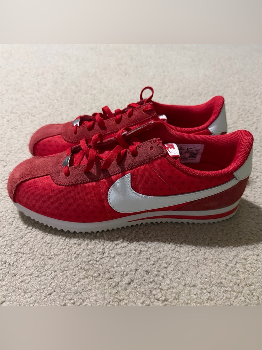 Nike Cortez BG Women’s Size 8.5 Youth 7 Shoes Sneakers Valentines Day HV5166-696